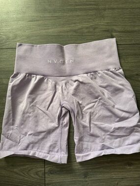NVGTN Lavender Seamless High-Waist Bike Shorts